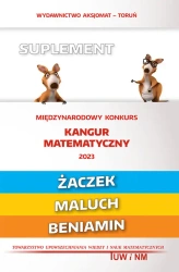 Matematyka z wesołym kangurem - Suplement 2023 (Żaczek/Maluch/Beniamin) - Zbigniew Bobiński, Piotr Jędrzejewicz, Agnieszka Krause, Brunon Kamiński, Witold Kraśkiewicz, Adam M