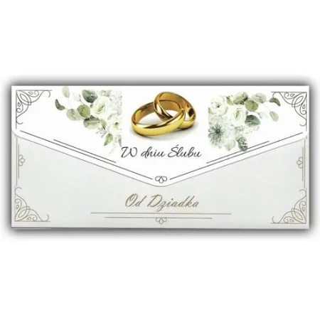 Karnet-koperta Ślub od Dziadka - Trend
