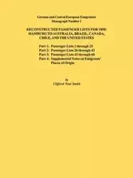 Reconstructed Passenger Lists for 1850 - Clifford Neal Smith
