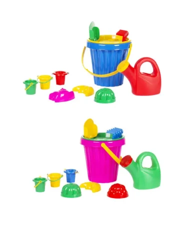 Zestaw do piasku z konewką L - Wiosna lato różne marki