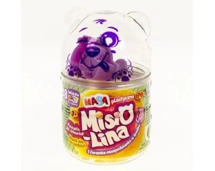 Misiolina Masa plastyczna żółta 60g + 1 foremka - EPEE