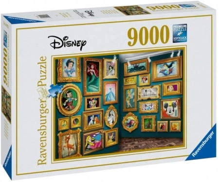 Puzzle 9000 Muzeum Postaci Disneya - Ravensburger
