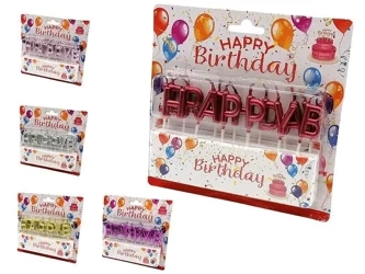 Świeczki urodzinowe 16,5x16cm MIX - ADAR