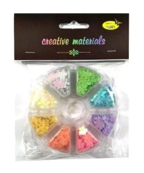 Cekiny kwiatki 8 kolorów 6mm 40g - Galeria Hobby