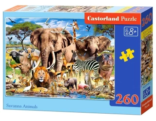 Puzzle 260 Savanna Animals CASTOR - Castorland