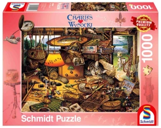 Puzzle 1000 PQ C. WYSOCKI Max Wędkarz - Schmidt Puzzle