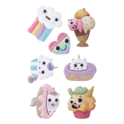 Naklejki puffy słodkości 7szt - Dalprint dpCraft