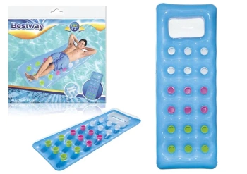 Dmuchany materac do pływania niebieski 188x71cm - Bestway