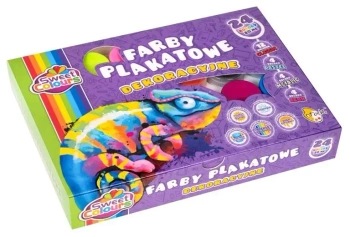 Farby plakatowe dekoracyjne 24 kolory - Sweet colours
