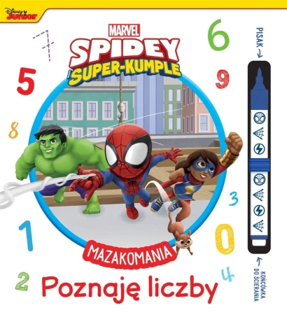 Mazakomania. Poznaję liczby. Marvel Spidey i... - praca zbiorowa