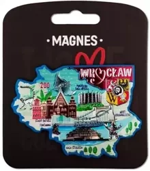 Magnes I love Poland Wrocław ILP-MAG-A-WR-27 - Pan Dragon