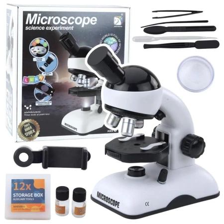 Mikroskop powiększenie 1200x - Leantoys