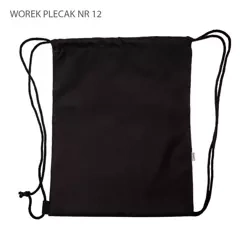 Worek plecak czarny - Pajacyk