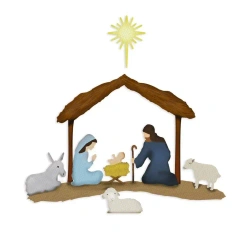 Zestaw wykrojników - Szopka bozonarodzeniowa 9szt - Dalprint dpCraft