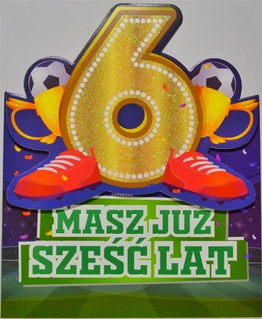 Karnet Urodziny 6 - YEKU