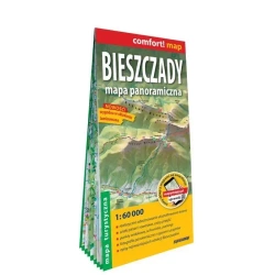 Comfort! map Bieszczady. Mapa panoramiczna - praca zbiorowa