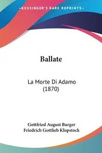 Ballate - August Burger Gottfried