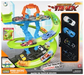 Tor samochodowy z akcesoriami metalowymi - Mega Creative