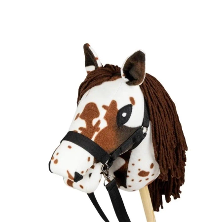 Hobby Horse Skippi. Koń na kiju - brązowe cętki - Handlosfera