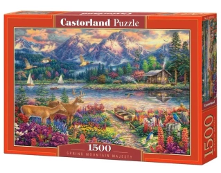 Puzzle 1500 Spring Mountain Majesty CASTOR - Castorland