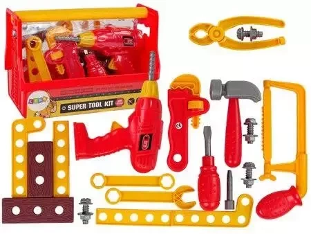 Zestaw narzędzi w skrzynce - Leantoys