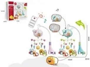 Karuzelka do łóżeczka różowa - Madej