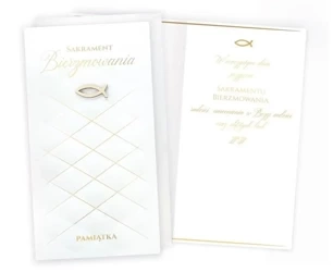 Karnet Bierzmowanie - Kukartka