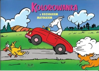 Kolorowanka z Koziołkiem Matołkiem - autko - praca zbiorowa