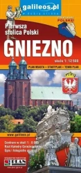 Plan miasta - Gniezno 1:12 500 - praca zbiorowa
