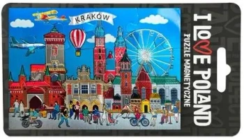 Magnes puzzle Kraków ILP-MAG-PUZZ-KRA-03 - Pan Dragon