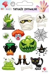 Tatuaże zmywalne dla dzieci Halloween 3 - All4Kids