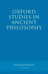 Oxford Studies in Ancient Philosophy Volume - Brad Inwood