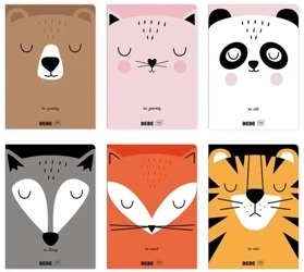 Zeszyt A5/32K kolorowa trzylinia BB (10szt) - INTERDRUK