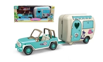 Auto z przyczepą kempingową 44x19x12,5cm - ADAR