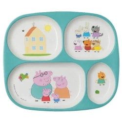 Talerz dzielony Świnka Peppa - Petit Jour Paris