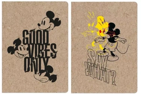 Zeszyt A5/60K kratka Kraft Liner Mickey (5szt) - Beniamin