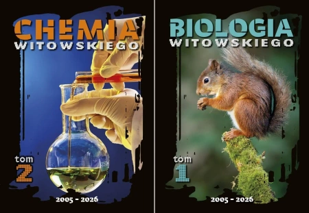 Zbiór Zadań Witowskiego Chemia Biologia Tomy 1-8 2025 / 2026 WITOWSKI x 8 - Dariusz Witowski, Jan Sylwester Witowski