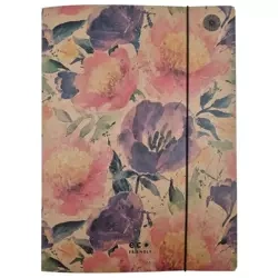 Teczka A4 z gumką Passion Flowers (10szt) - Ziemia Obiecana