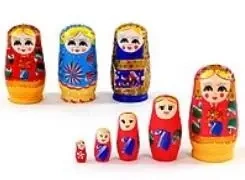 Matrioszka drewniana 5w1 - ADAR