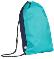 Worek na buty Funky turkusowo-granatowy OXFORD