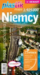 Niemcy  1:925 000 Plastik mapa - opracowanie zbiorowe