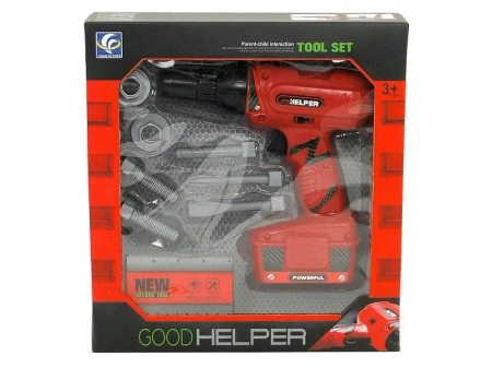 Wiertarka na baterie z zestawem narzędzi - ADAR