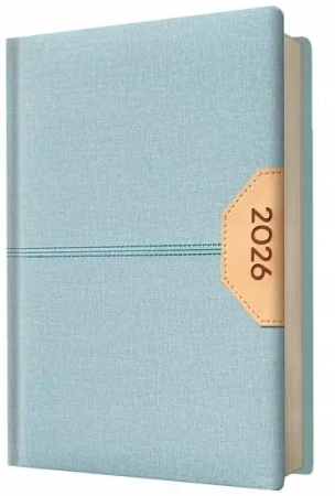 Kalendarz 2026 A5 Biznes planer błękitny - Evena