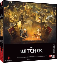Puzzle 1000 The Witcher (Wiedźmin) Playing Gwent - Good Loot