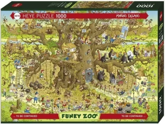 Puzzle 1000 elementów. Funky Zoo. Cześć 7. Małpie ZOO