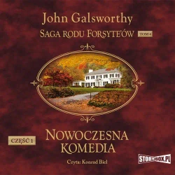 audiobook Saga rodu Forsyte’ów. Tom 4. Nowoczesna komedia. Część 1. Biała małpa - John Galsworthy