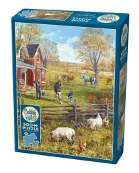 Puzzle 500 Rodzinna farma 113579 - Cobble Hill