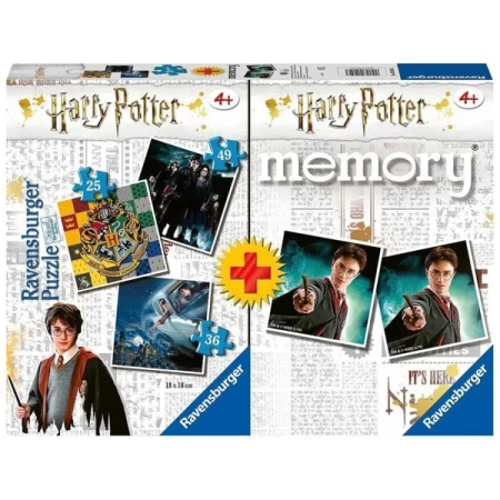 Puzzle 2D 3w1 + memory Harry Potter - Ravensburger