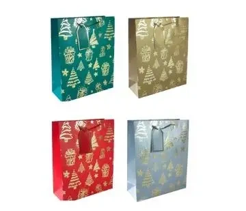 Torebka prezentowa S Boże Narodzenie platera mix