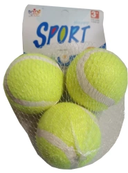 piłki tenisowe do tenisa ziemnego 3szt sport 6cm